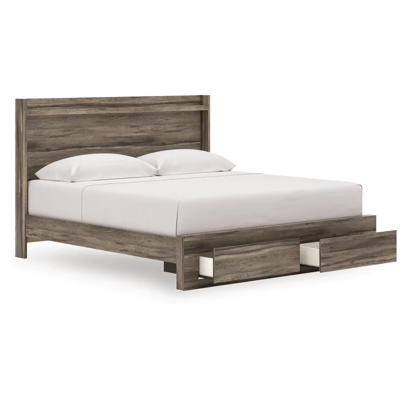 Baystorm King Panel Storage Bed, Chest and Nightstand