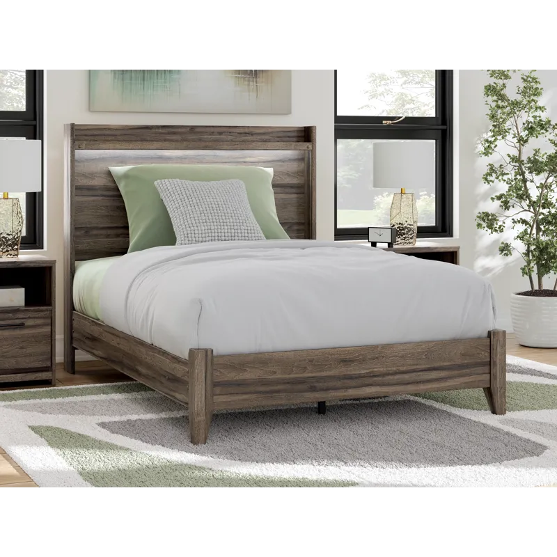 Elbrim Full Panel Bed, Dresser and Mirror