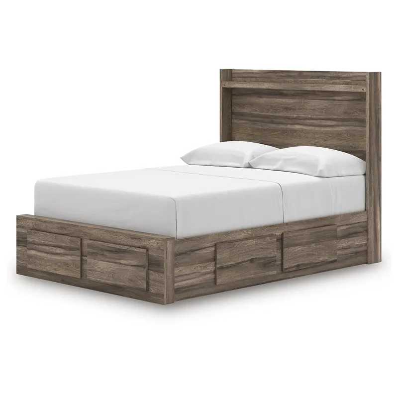 Elbrim Full Panel Storage Bed, Dresser and Mirror