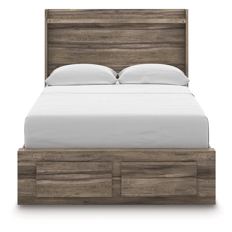 Elbrim Full Panel Storage Bed, Dresser and Mirror