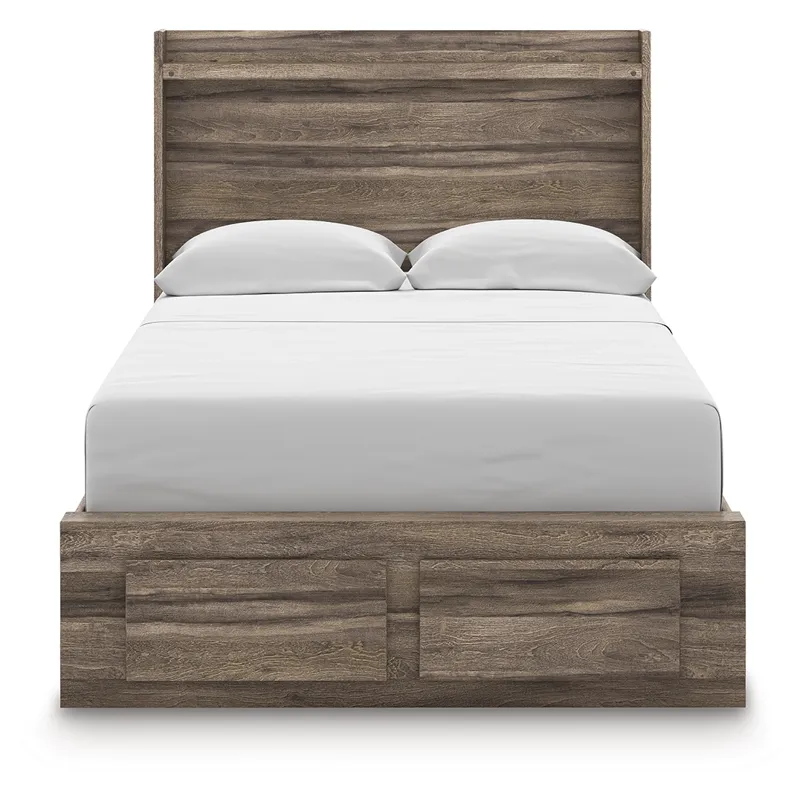Elbrim Full Panel Storage Bed, Dresser and Mirror