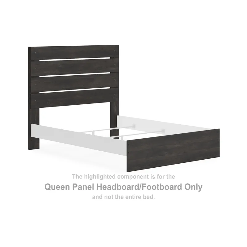 Delmorta Queen Panel Headboard/Footboard
