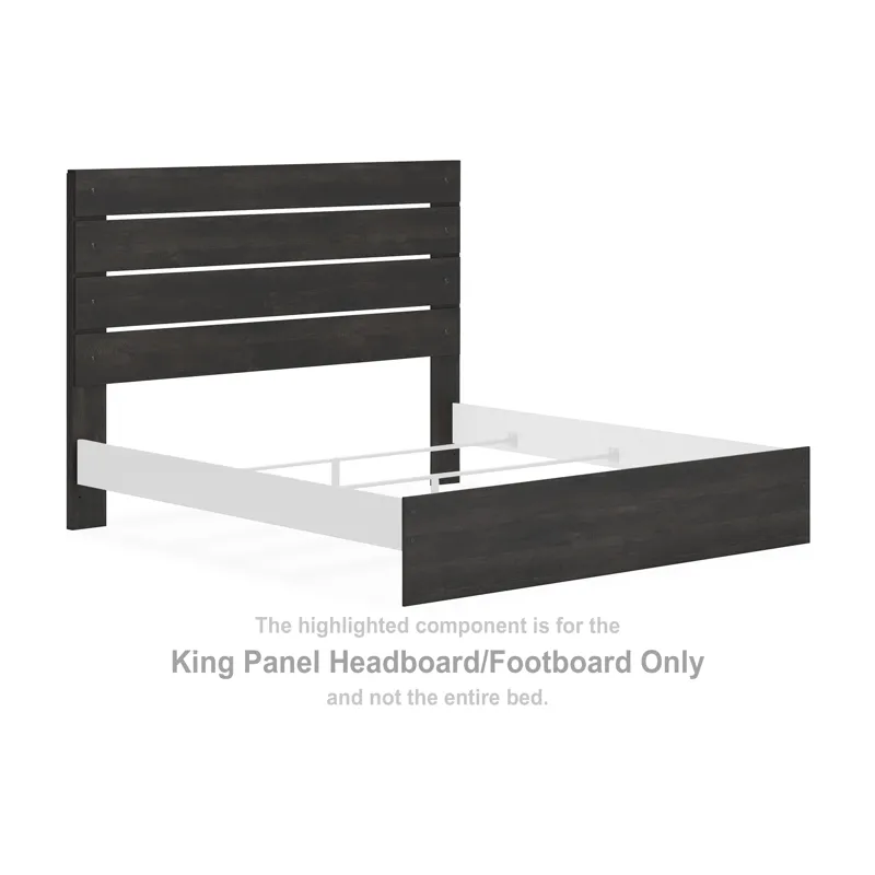 Hollivern King Panel Headboard/Footboard