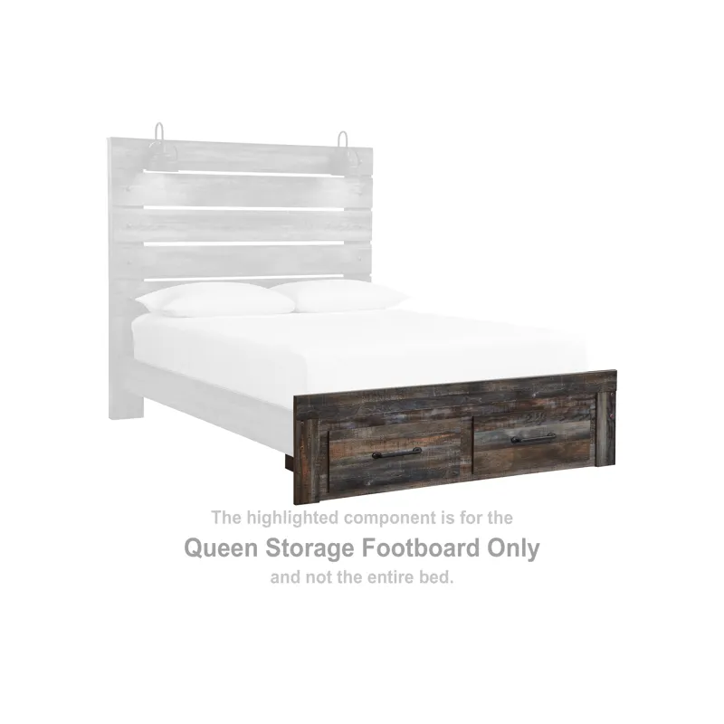 Drystan Queen Storage Footboard
