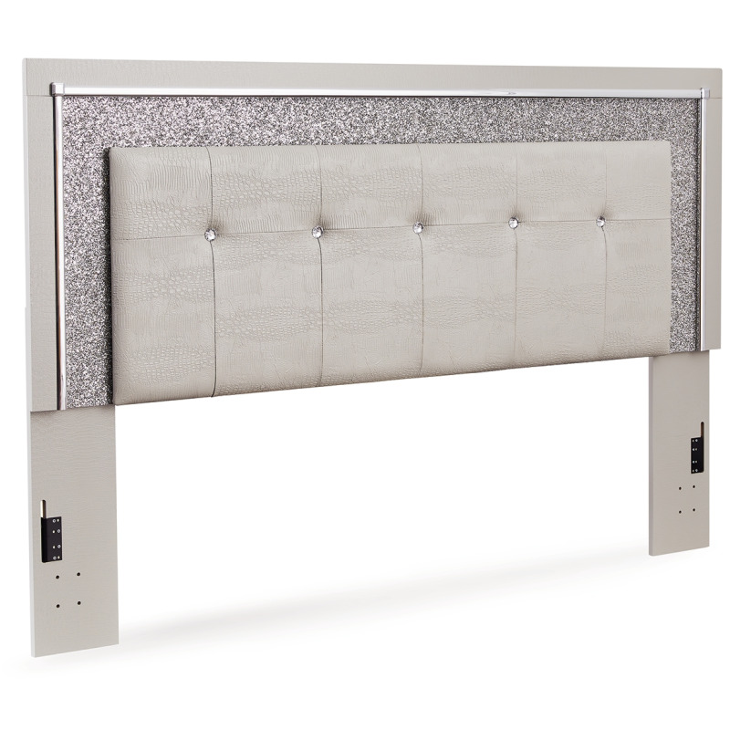 SUNページ Zyniden King Upholstered Panel Headboard B2114-58 by