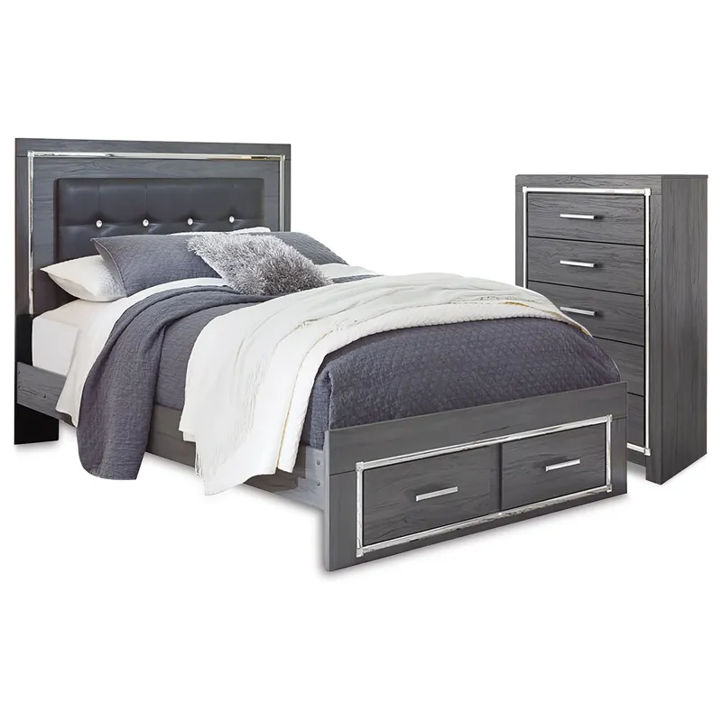 Lodanna Queen Panel Storage Bed and Chest