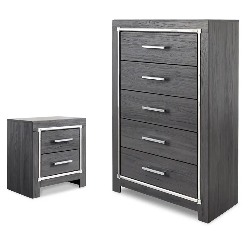 Lodanna Chest and Nightstand
