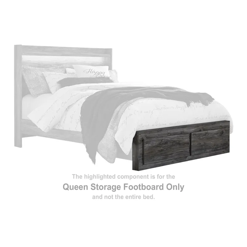 Baystorm Queen Storage Footboard