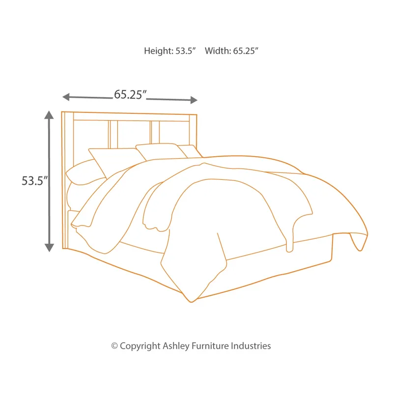 Blaneville Queen/Full Panel Headboard