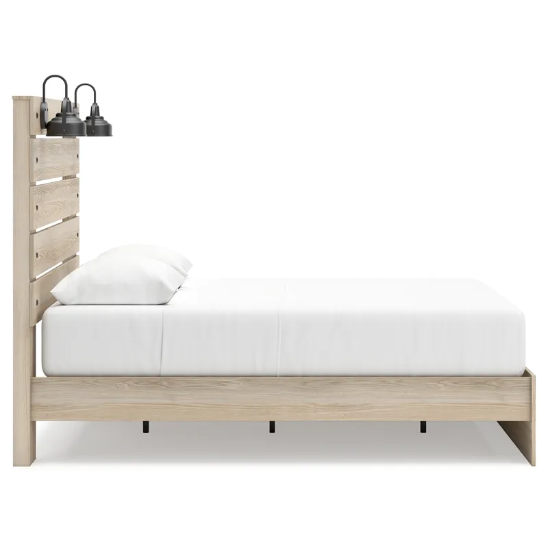 Senbry Queen Panel Bed with Storage