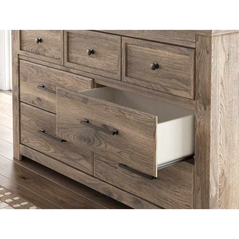 Keithland King Poster Bed, Dresser, Mirror and Nightstand