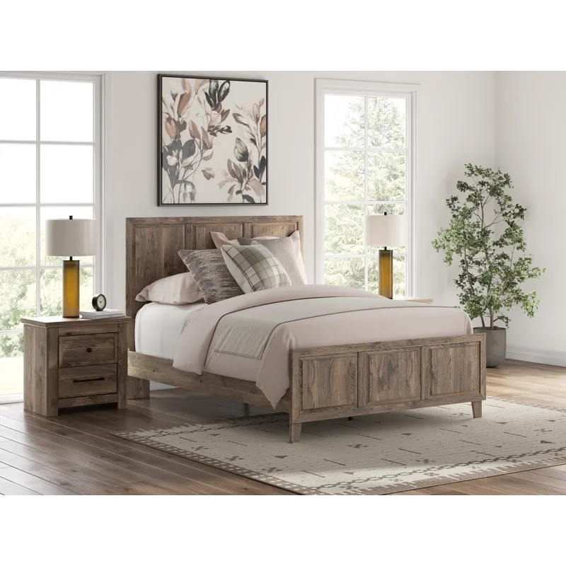 Keithland Queen Panel Bed, Dresser and Nightstand
