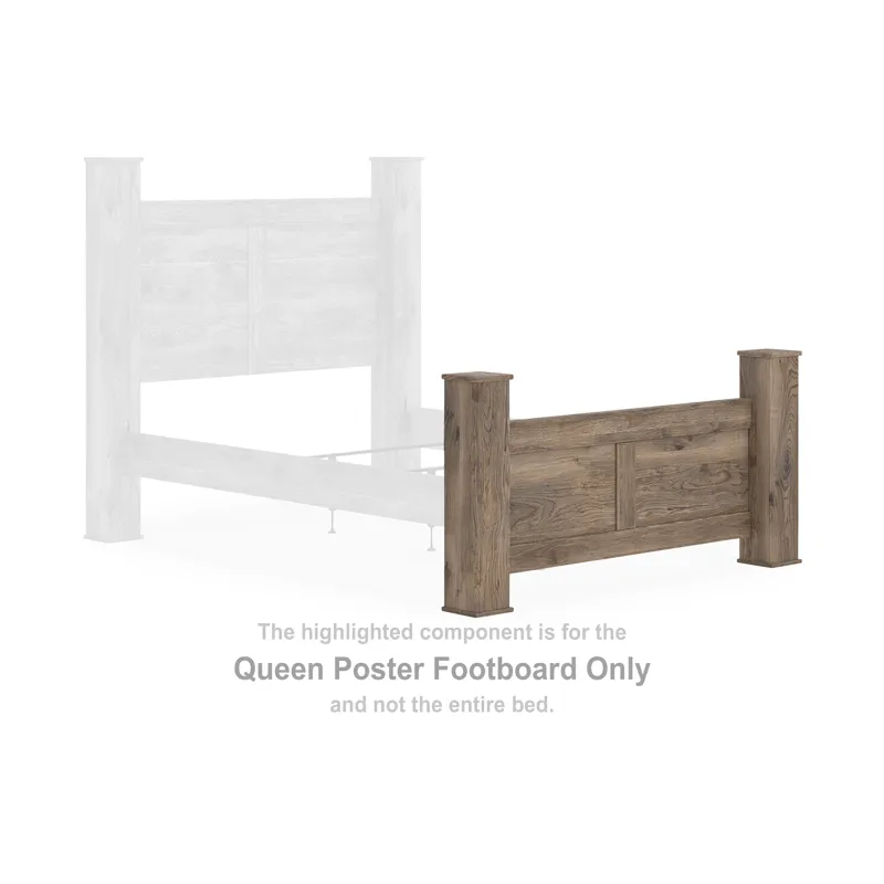 Rusticott Queen Poster Footboard