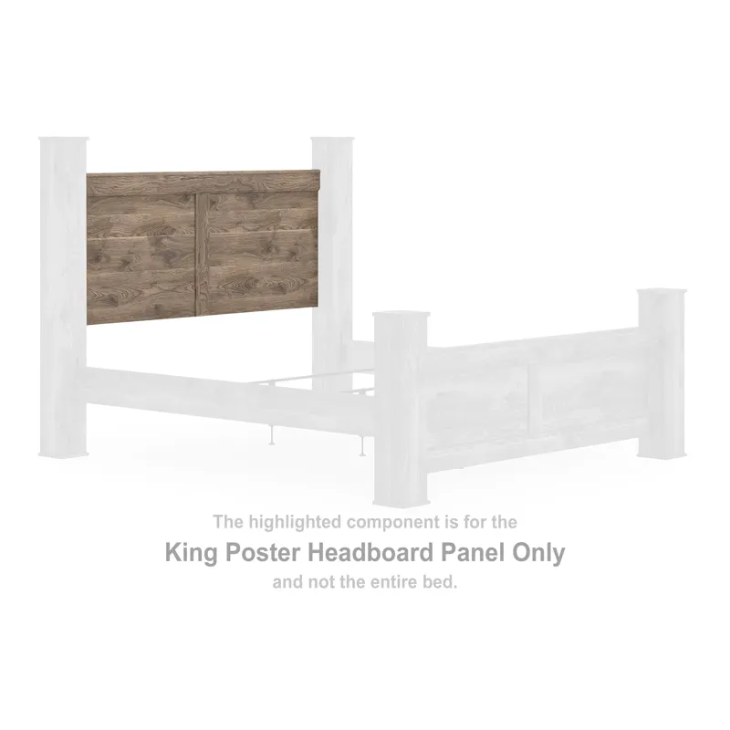 Rusticott King Poster Headboard Panel