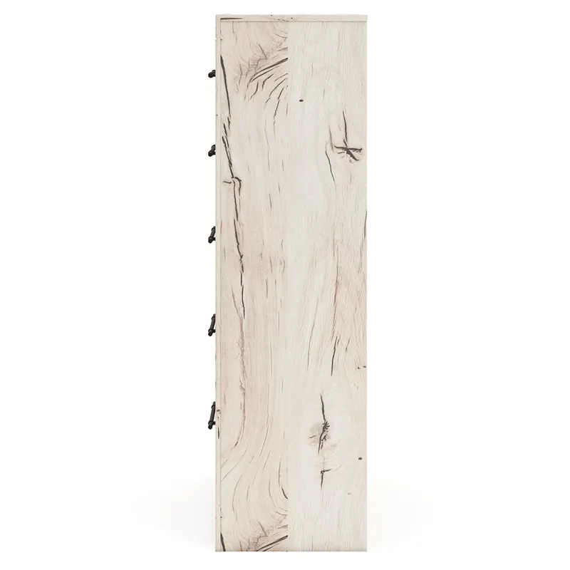 Lawroy King Panel Storage Bed, Dresser, Mirror, Chest and 2 Nightstands