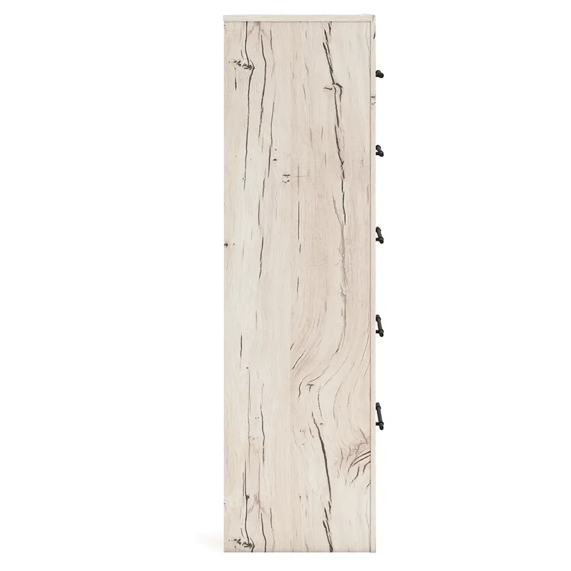 Lawroy King Panel Storage Bed, Dresser, Mirror, Chest and 2 Nightstands