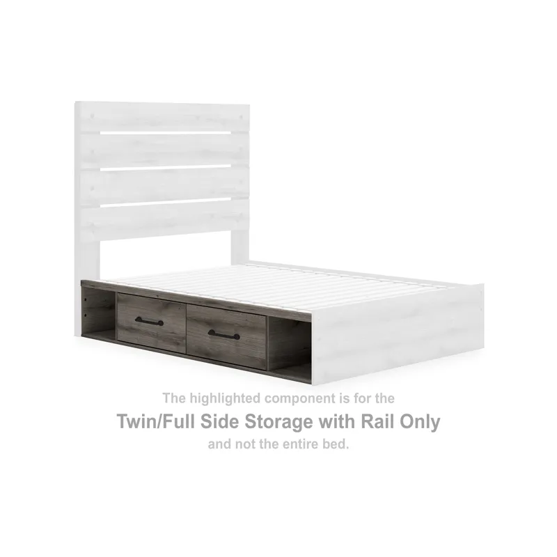 Graystorm Twin/Full Side Storage with Rail