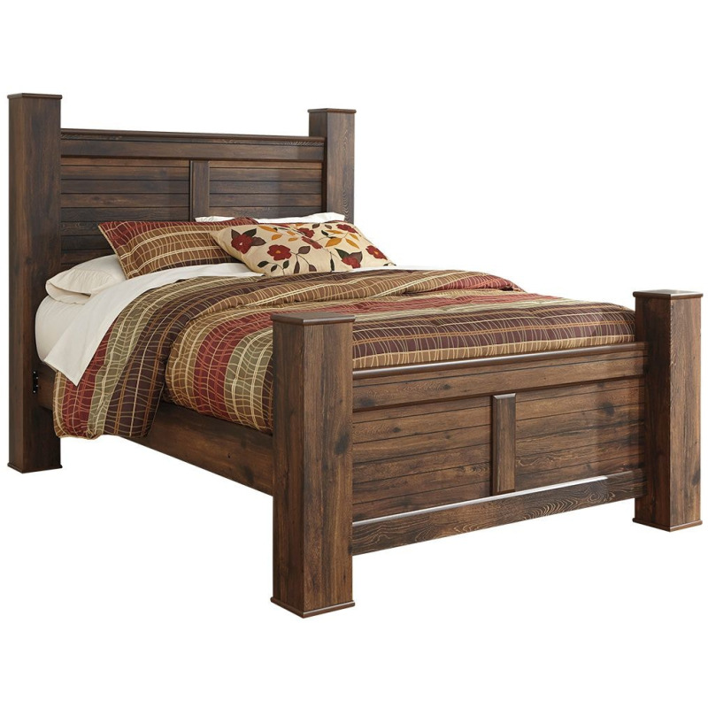 Quinden Queen Poster Bed B246B2 by Signature Design by Ashley at