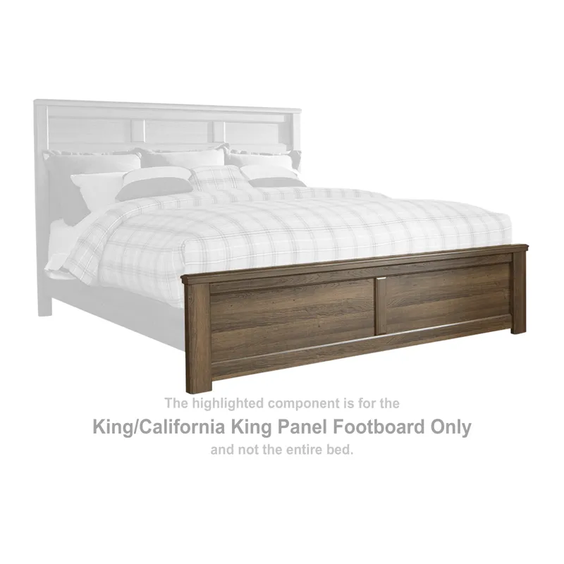 Juararo King/California King Panel Footboard