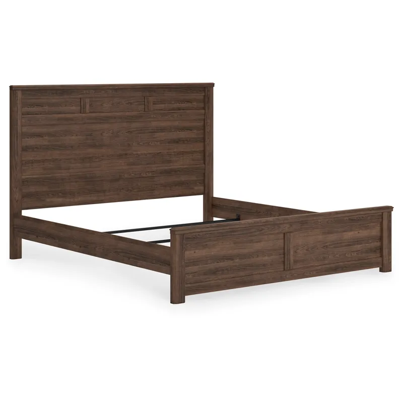 Juararo King Panel Bed and 2 Nightstands