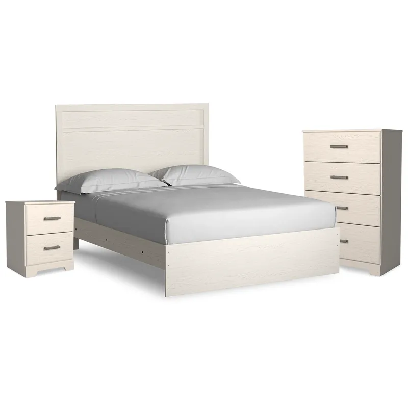 Stelsie Queen Panel Bed, Chest and Nightstand