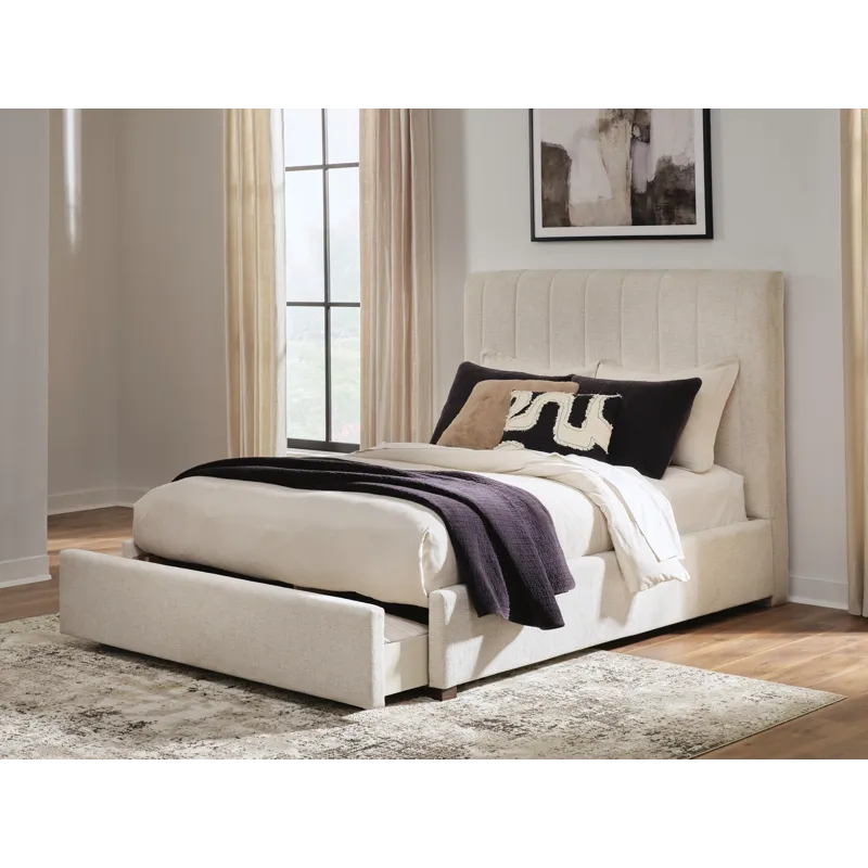 Shoralli Queen Upholstered Storage Bed