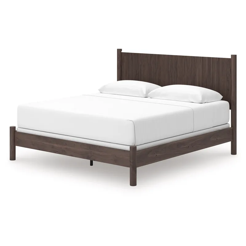 Cadmori King Panel Bed, Dresser, Mirror and Nightstand