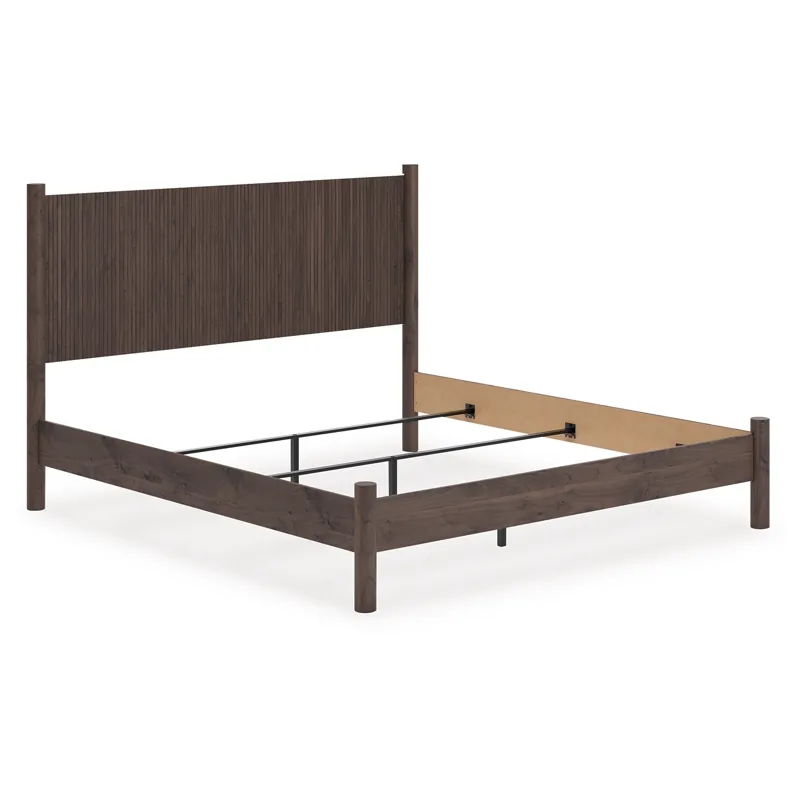 Cadmori King Panel Bed, Dresser, Mirror and Nightstand