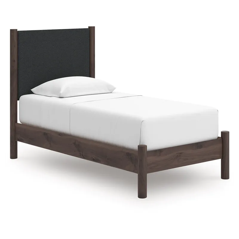 Pamytta Twin Upholstered Panel Platform Bed