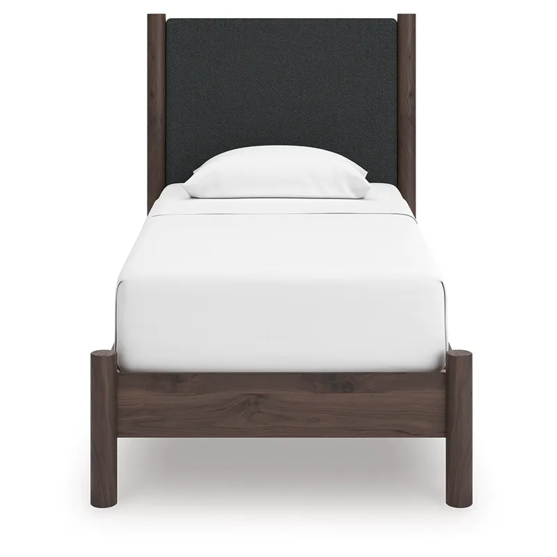 Pamytta Twin Upholstered Panel Platform Bed