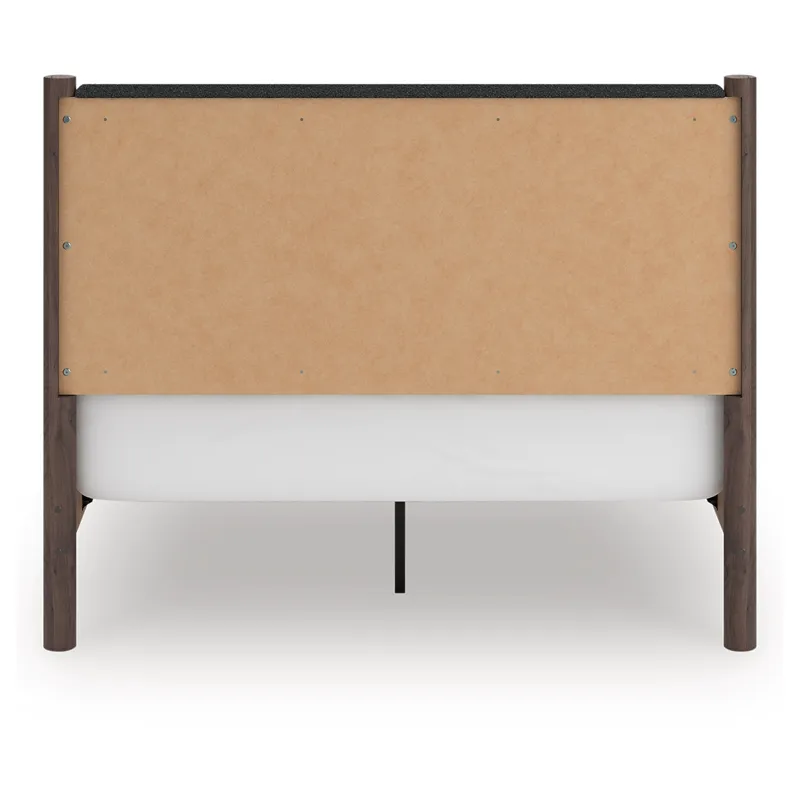 Pamytta Queen Upholstered Panel Bed, Dresser and Mirror