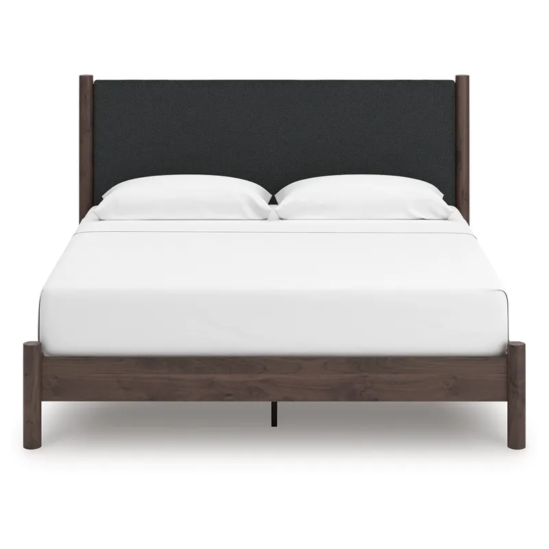 Pamytta King Upholstered Panel Platform Bed