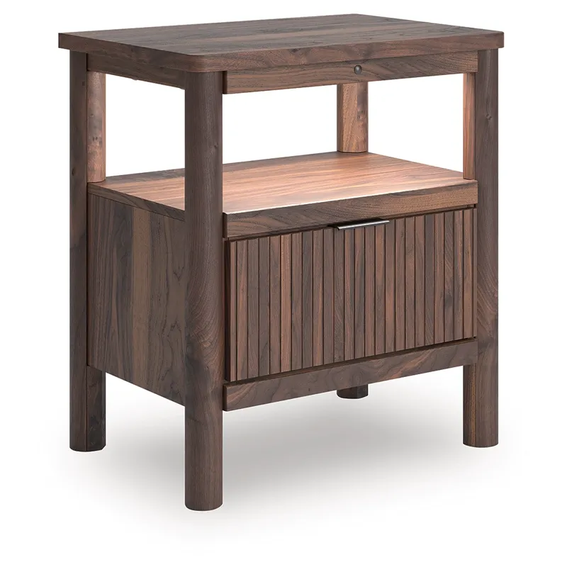 Cadmori Queen Panel Bed, Dresser, Mirror and Nightstand