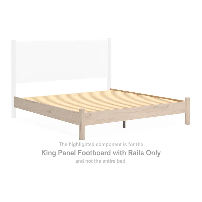 Cadmori King Panel Footboard with Rails