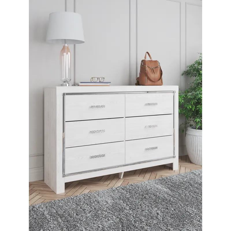 Altyra King Storage Bed, Dresser and Nightstand