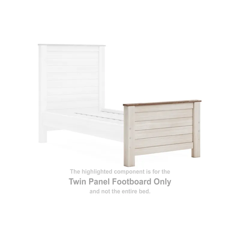 Willowton Twin Panel Footboard