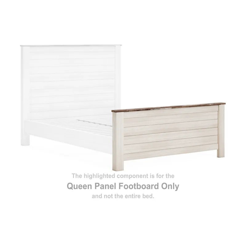 Willowton Queen Panel Footboard