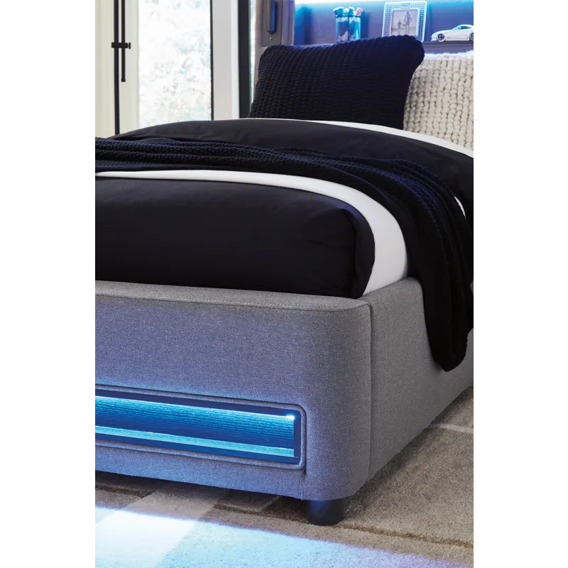 Cayberry Twin Upholstered Bed
