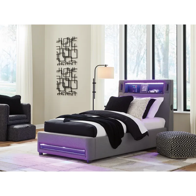Cayberry Twin Upholstered Bed