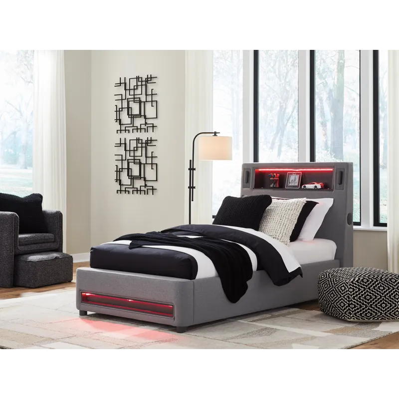 Cayberry Twin Upholstered Bed