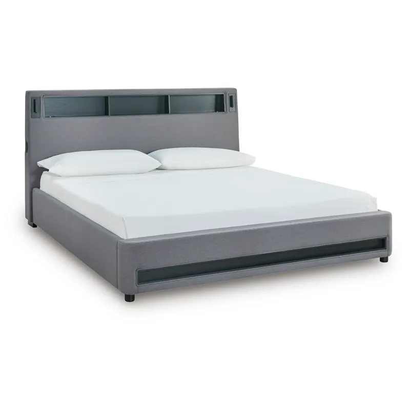 Cayberry King Upholstered Bed