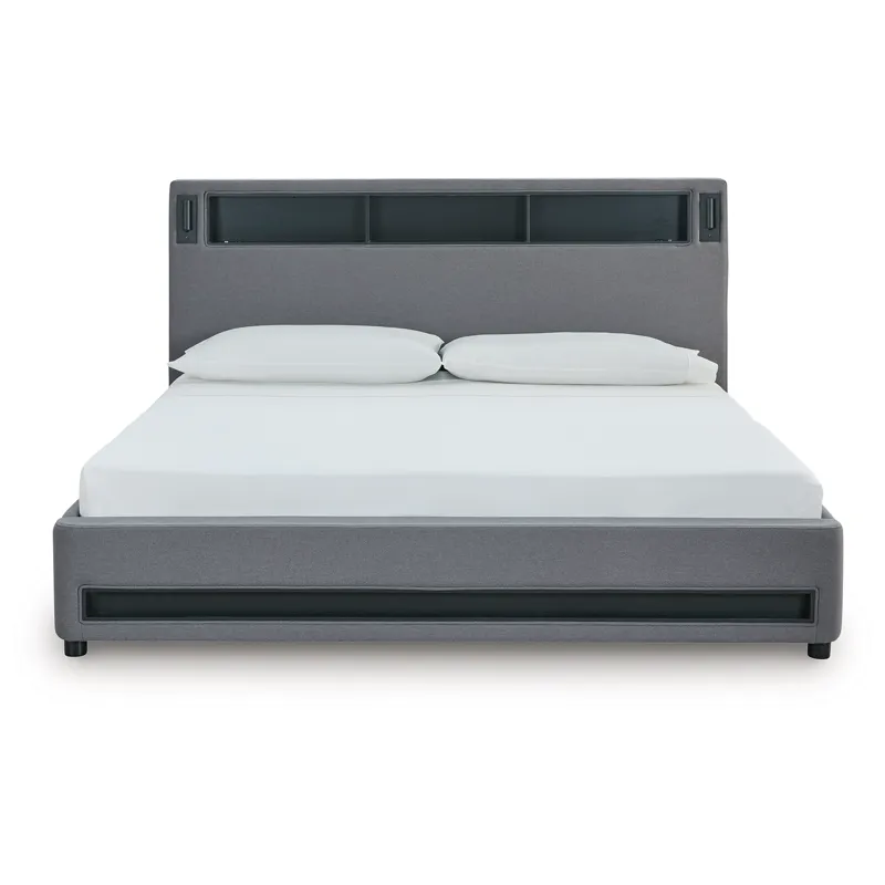 Cayberry King Upholstered Bed