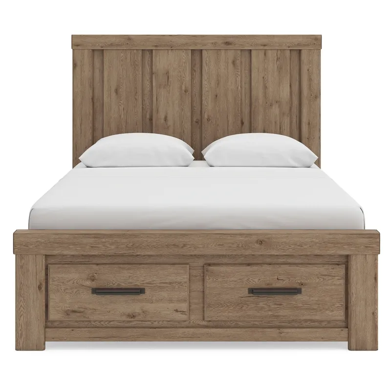 Oliandon Queen Panel Storage Bed
