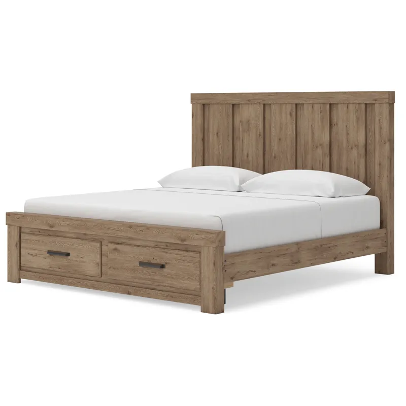 Oliandon King Panel Storage Bed