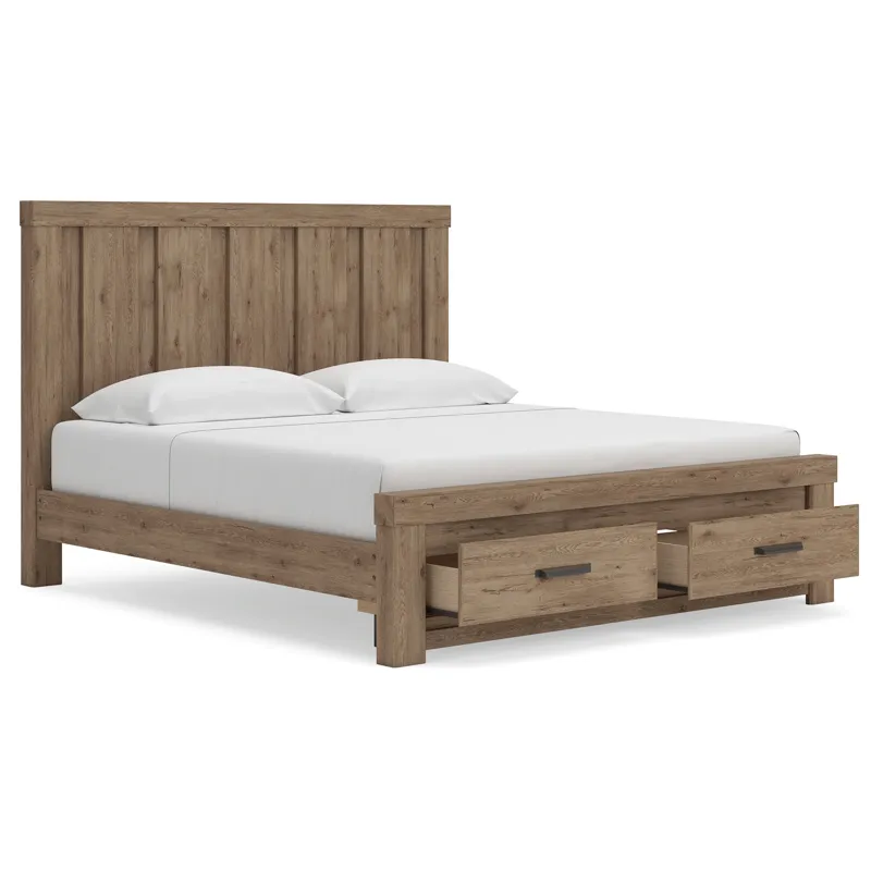 Oliandon King Panel Storage Bed