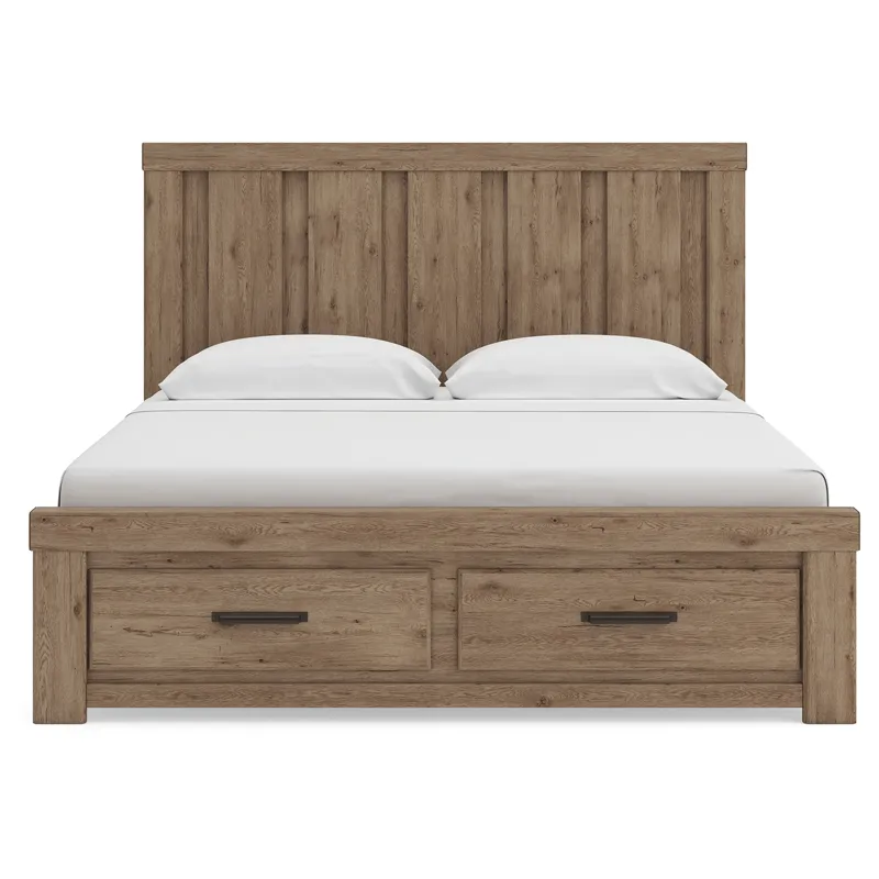 Oliandon King Panel Storage Bed