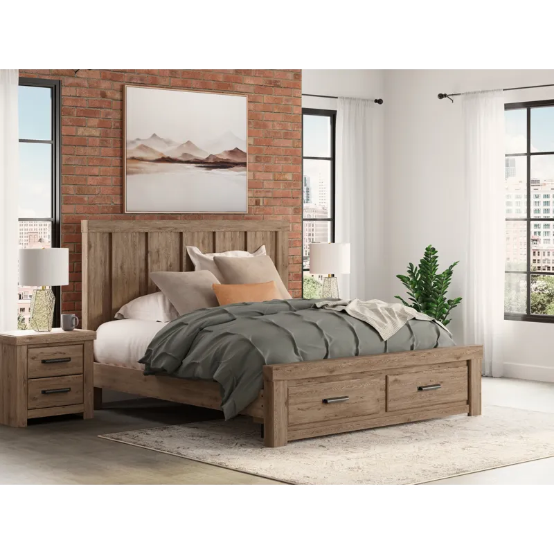 Oliandon King Panel Storage Bed