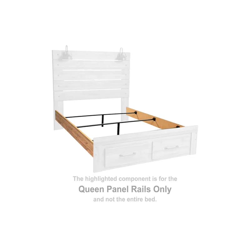 Pasklyn Queen Panel Rails
