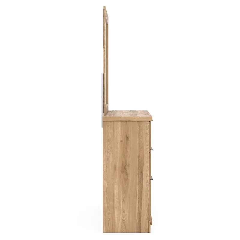 Rowden Queen Panel Platform Bed, Dresser and Mirror