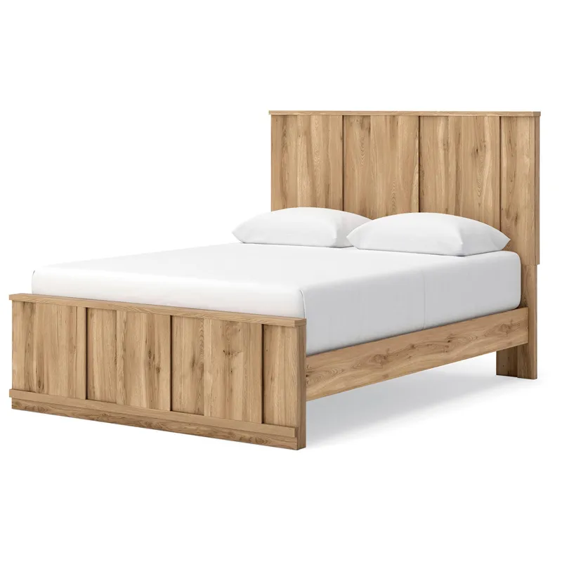 Rowden Queen Panel Platform Bed, Dresser and Mirror
